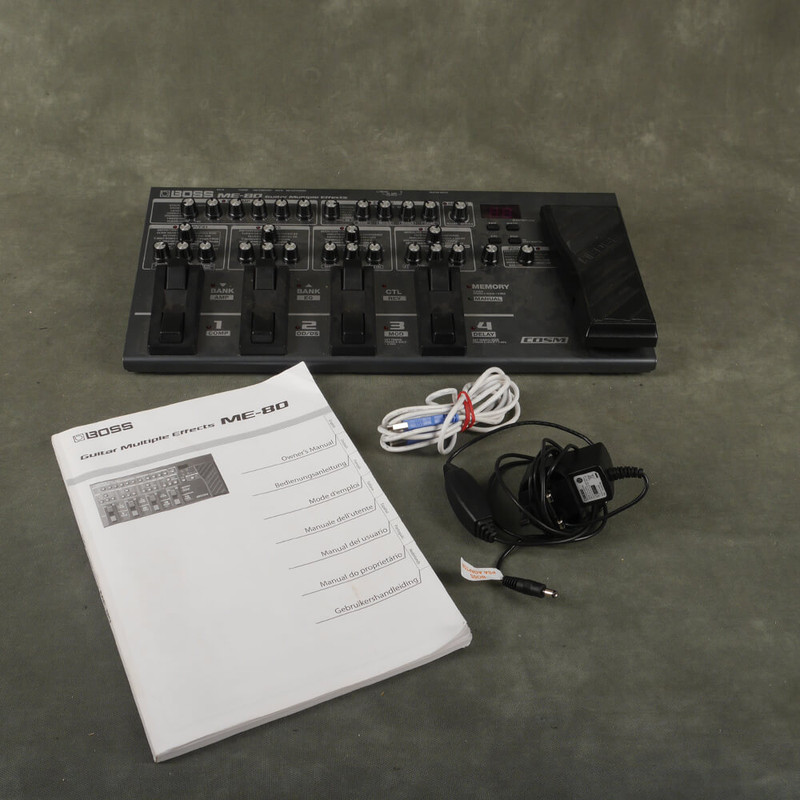 Boss ME-80 Guitar Multiple Effects - 2nd Hand Boss ME-80 Guitar Multiple Effects - 2nd Hand