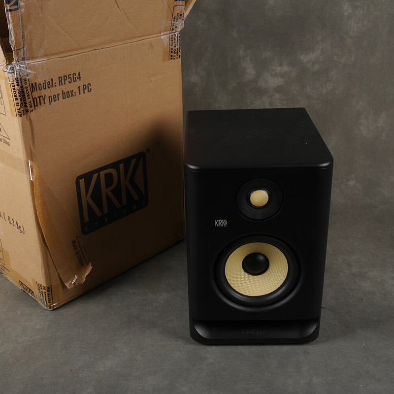 KRK Rokit RP5 G4 5 Inch Powered Studio Monitor w/Box - Ex Demo (KRP5G4)