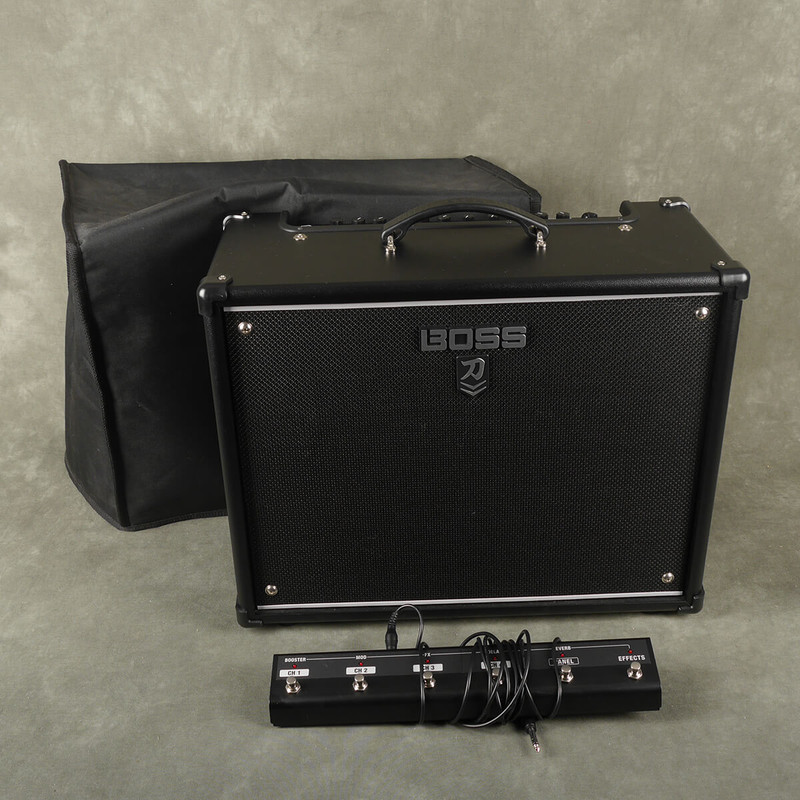Boss Katana MkII 100 Combo Amp & Footswitch w/Cover - 2nd Hand