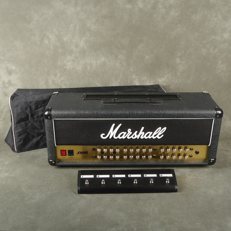 Marshall JVM410H Amp Head & Footswitch w/Cover - 2nd Hand **COLLECTION ONLY**