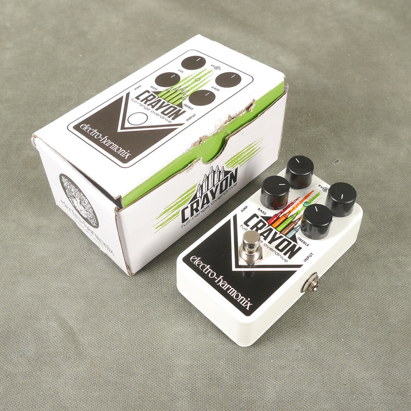 Electro Harmonix Crayon Overdrive FX Pedal w/Box - 2nd Hand
