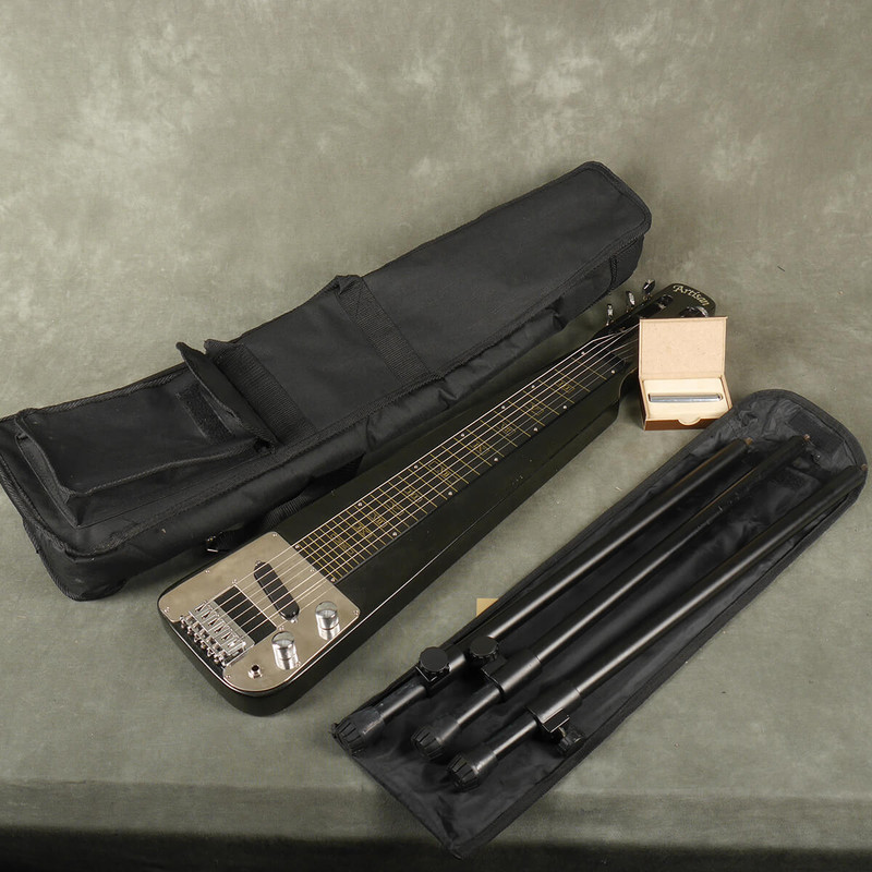 Artisan Lap Steel Guitar & Stand w/Gig Bag - 2nd Hand