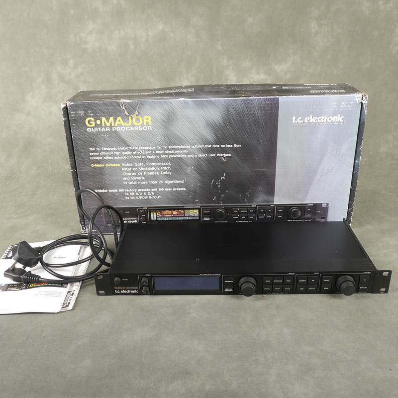 TC Electronics G Major Guitar FX Processor w/Box & PSU - 2nd Hand