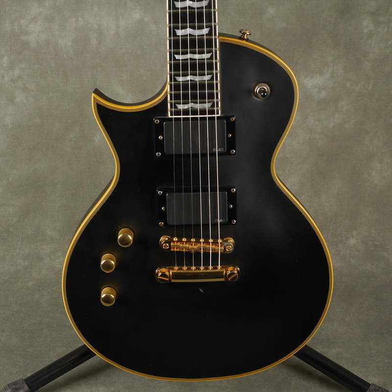 ESP LTD EC-1000 Deluxe - Left Handed - Vintage Black - 2nd Hand