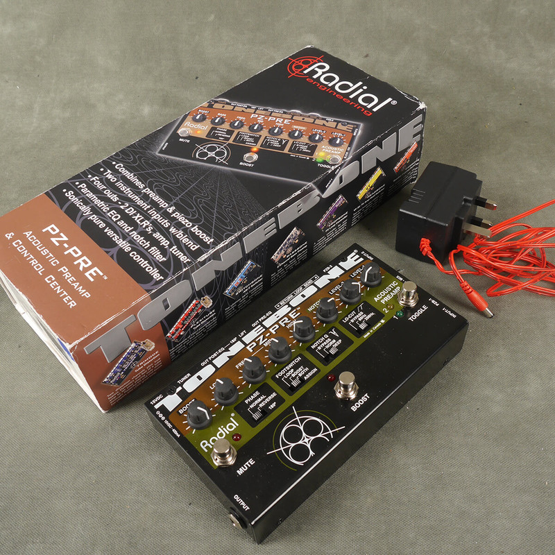 Radial ToneBone PZ Pre Acoustic Preamp w/Box & PSU - 2nd Hand