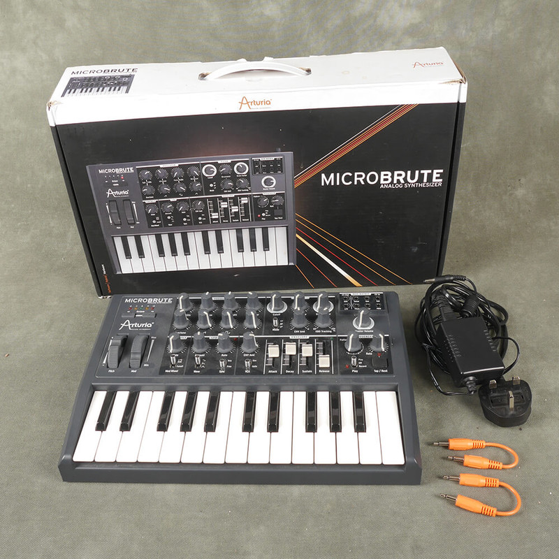 Arturia MicroBrute Analog Synthesizer w/Box & PSU - 2nd Hand