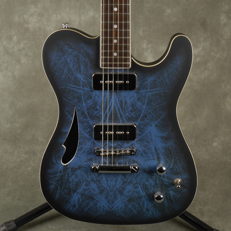Lindo Dark Defender DDP90BL Electric Guitar - Matte Blue - 2nd Hand