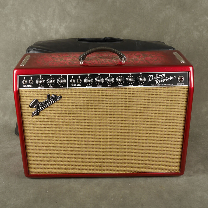 Fender 65 Deluxe Reverb - Pink Paisley w/Cover - 2nd Hand **COLLECTION ONLY**