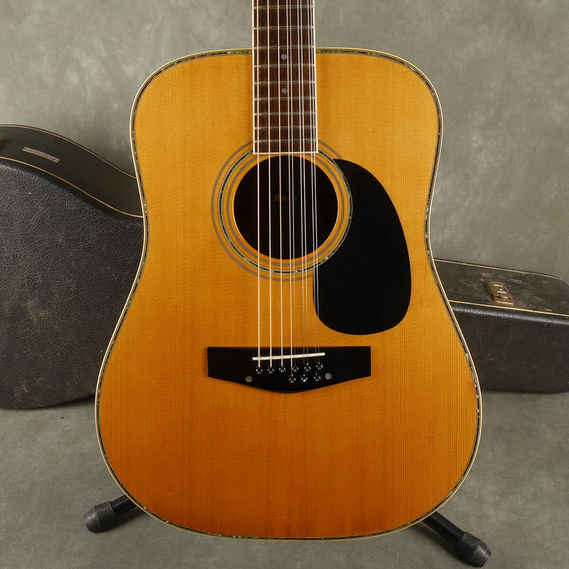 Morris BW650 9-String Acoustic Guitar MIJ - Natural w/Hard Case - 2nd Hand