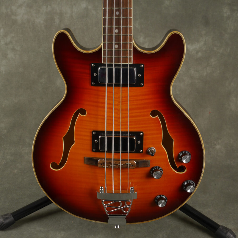Aersi Violin Style Bass Guitar - Sunburst - 2nd Hand