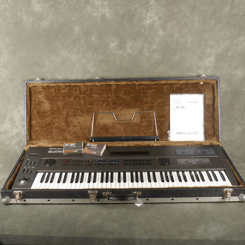 Roland JX-10 Synthesizer Keyboard w/Flight Case - 2nd Hand **COLLECTION ONLY**