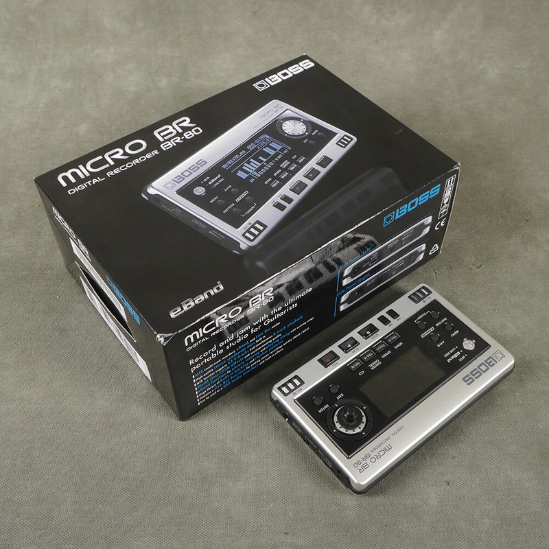 Boss Micro BR-80 Audio Recorder w/Box - 2nd Hand Boss Micro BR-80 Audio Recorder w/Box - 2nd Hand