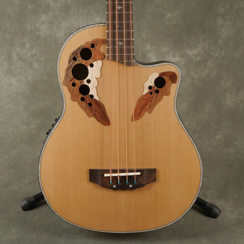 Gear 4 Music Roundback Acoustic Bass - Natural - 2nd Hand