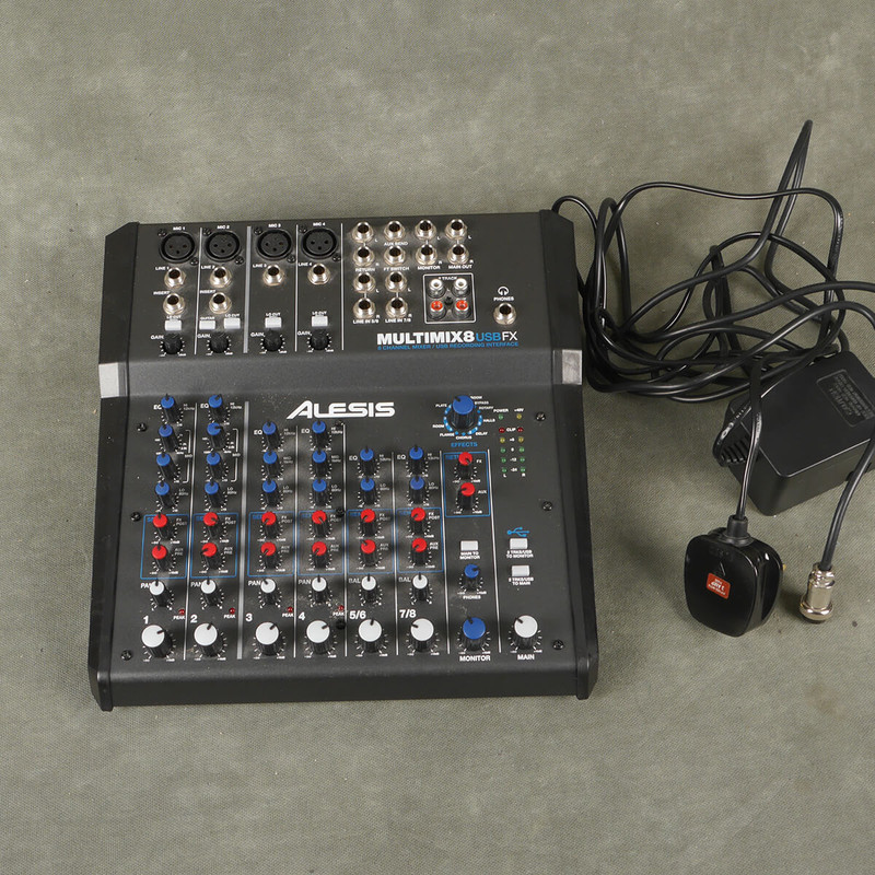 Alesis Multimix 8USBFX & Power Supply - 2nd Hand