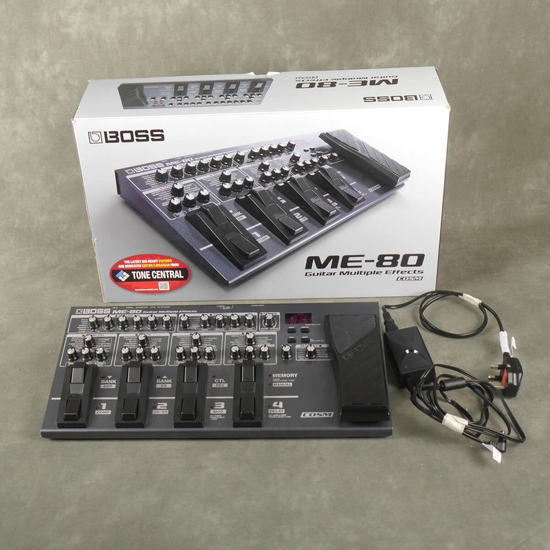 Boss ME-80 Multi FX Pedal w/Box & PSU - 2nd Hand Boss ME-80 Multi FX Pedal w/Box & PSU - 2nd Hand
