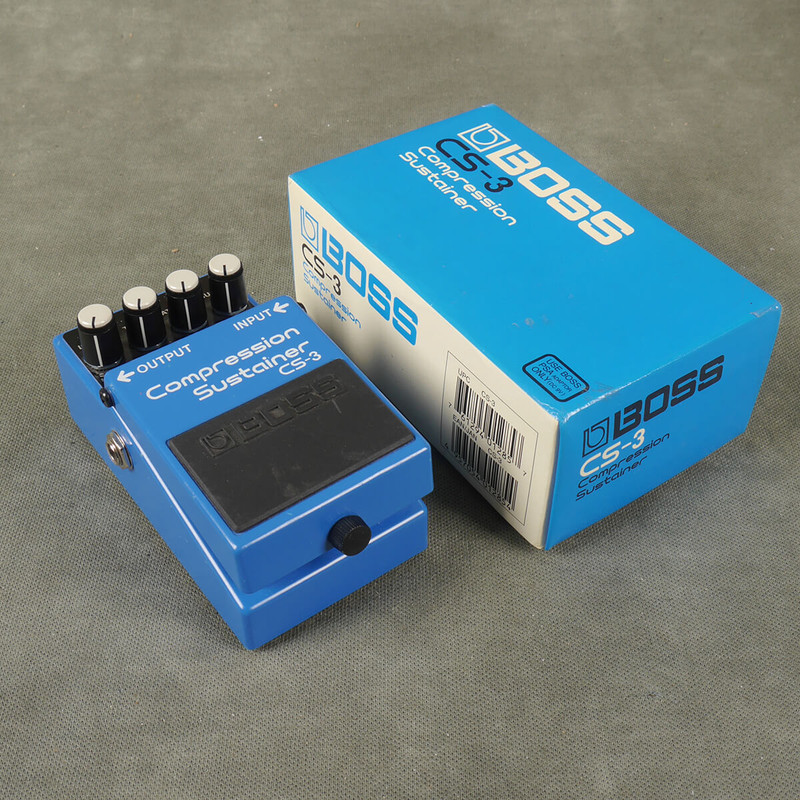 Boss CS-3 Compressor/Sustainer FX Pedal w/Box - 2nd Hand (112117)