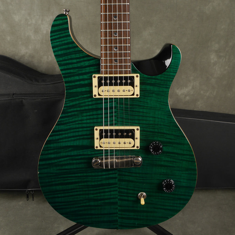 PRS SE Custom 22 Electric Guitar - Teal w/Case - 2nd Hand