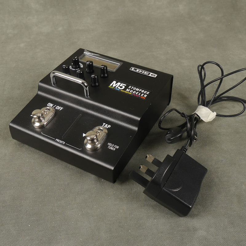 Line 6 M5 Stompbox Guitar Modeller w/PSU - 2nd Hand