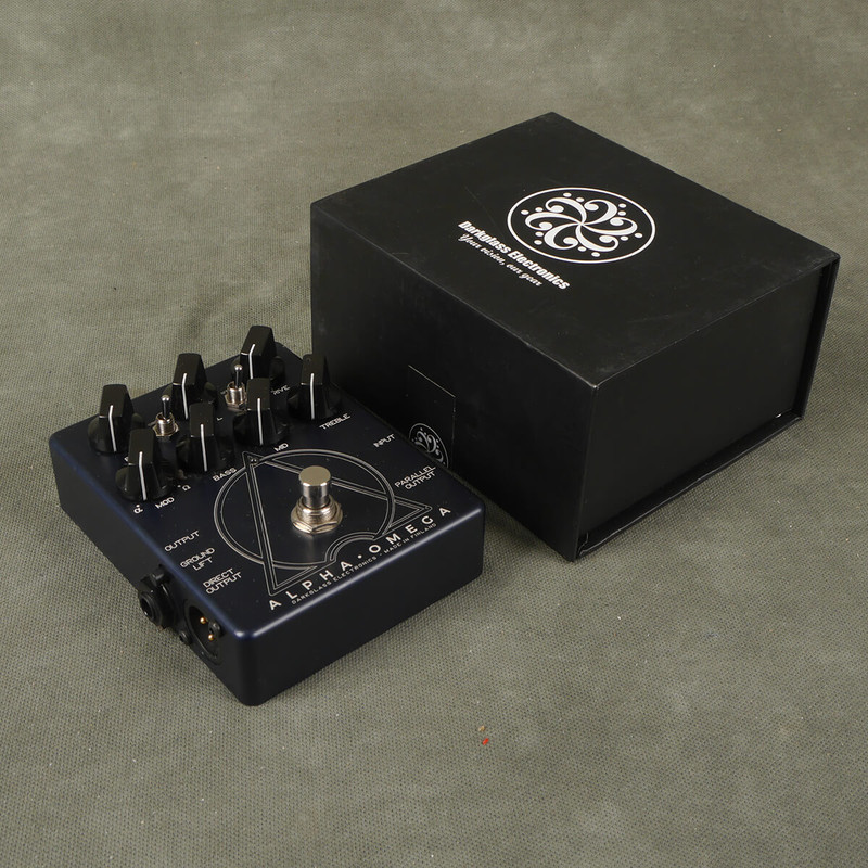 Darkglass Alpha Omega Dual Bass Distortion FX Pedal w/Box - 2nd Hand
