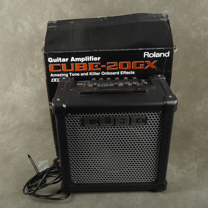Roland Cube 20GX Combo Amplifier w/Box & PSU - 2nd Hand