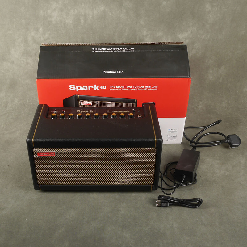 Positive Grid Spark Combo Amplifier w/Box & PSU - 2nd Hand Positive Grid Spark Combo Amplifier w/Box & PSU - 2nd Hand