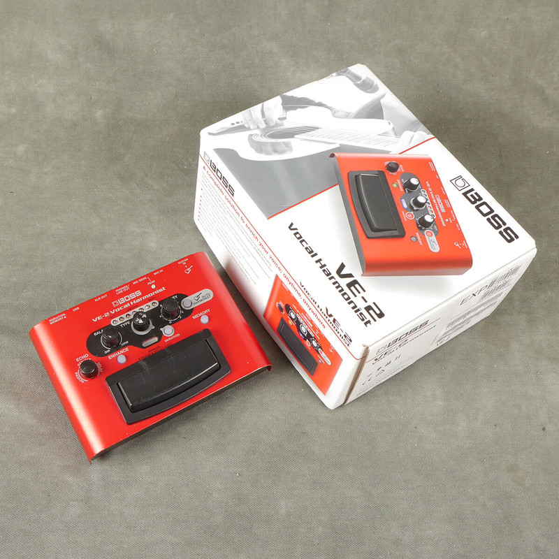 Boss VE-2 Vocal Harmoniser FX Pedal w/Box - 2nd Hand