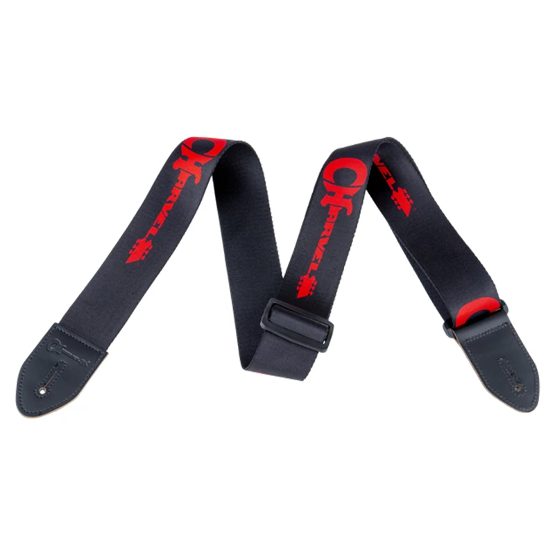 Charvel Logo Strap - Black/Red