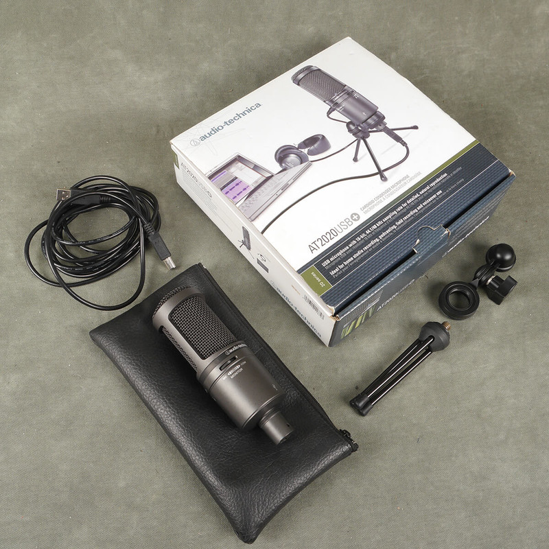Audio Technica AT2020 USB Condenser Microphone w/Box - 2nd Hand Audio Technica AT2020 USB Condenser Microphone w/Box - 2nd Hand