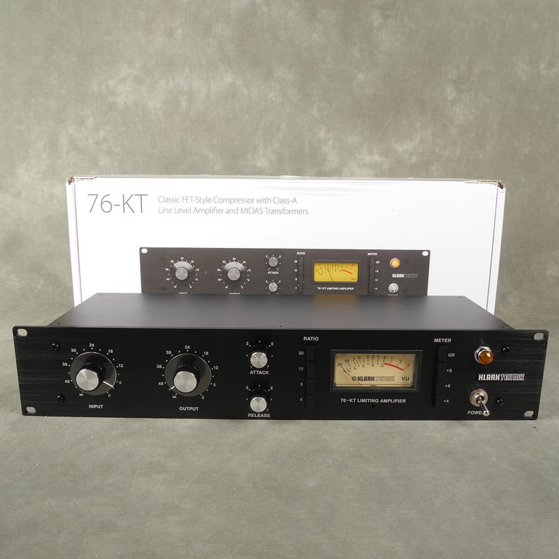 Klark Teknik 76KT FET Rack Compressor w/Box & PSU - 2nd Hand