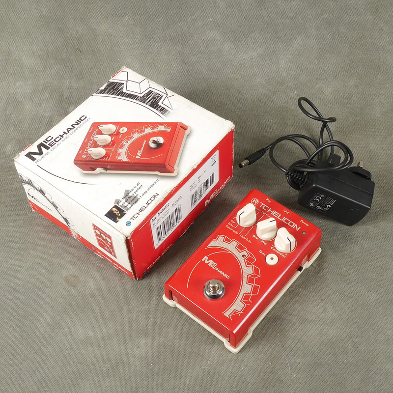 TC Helicon Mic Mechanic Vocal FX Pedal w/Box & PSU - 2nd Hand