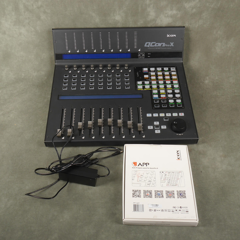 Icon Qcon ProX DAW Controller & PSU - 2nd Hand