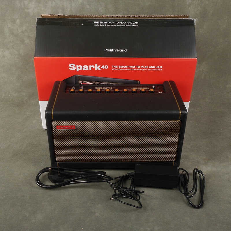 Positive Grid Spark 40 Modelling Guitar Amplifier w/Box & PSU - 2nd Hand Positive Grid Spark 40 Modelling Guitar Amplifier w/Box & PSU - 2nd Hand