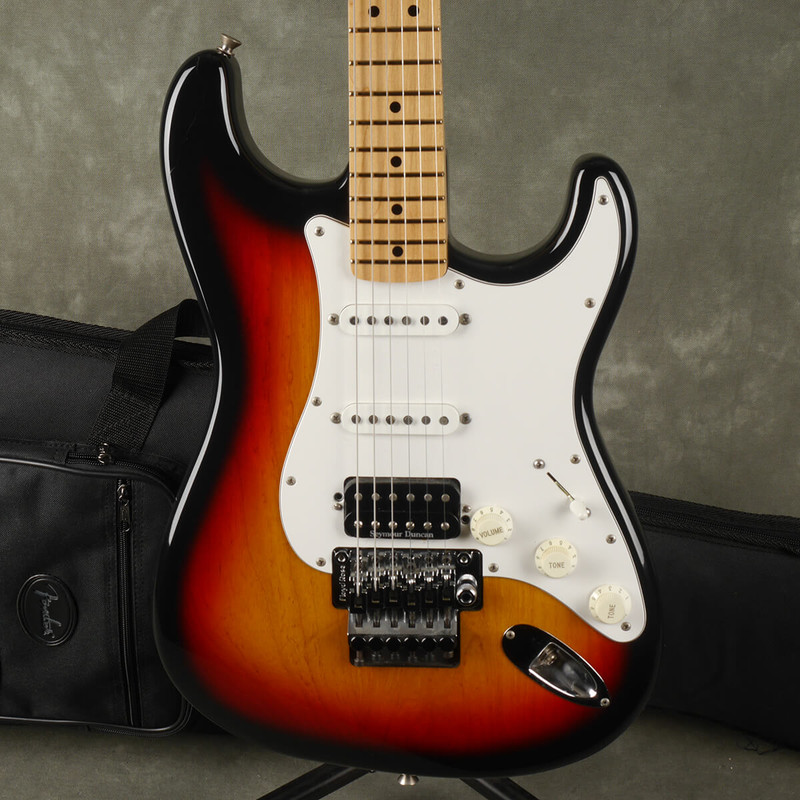 Fender MIJ Stratocaster Floyd Rose - Sunburst w/Gig Bag - 2nd Hand