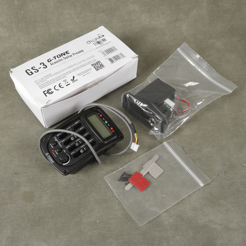 G Tone GS-3 Acoustic Guitar Preamp w/Box - 2nd Hand G Tone GS-3 Acoustic Guitar Preamp w/Box - 2nd Hand