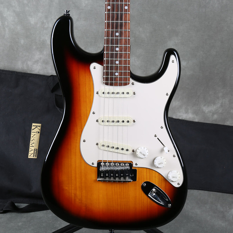 Encore Electric Guitar - 3-Tone Sunburst w/Gig Bag - 2nd Hand