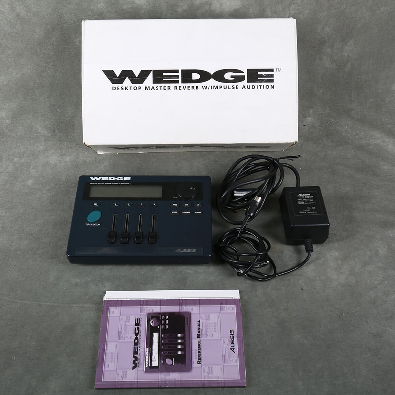 Alesis Wedge Desktop Master Reverb Unit w/Box & PSU - 2nd Hand