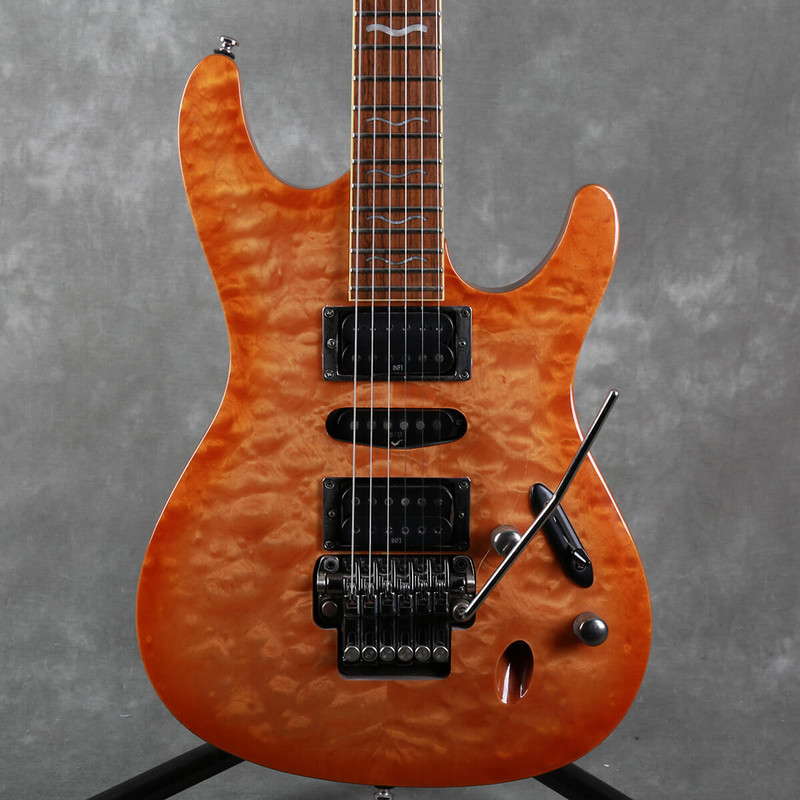 Ibanez S470SXQM Electric Guitar - Amber - 2nd Hand