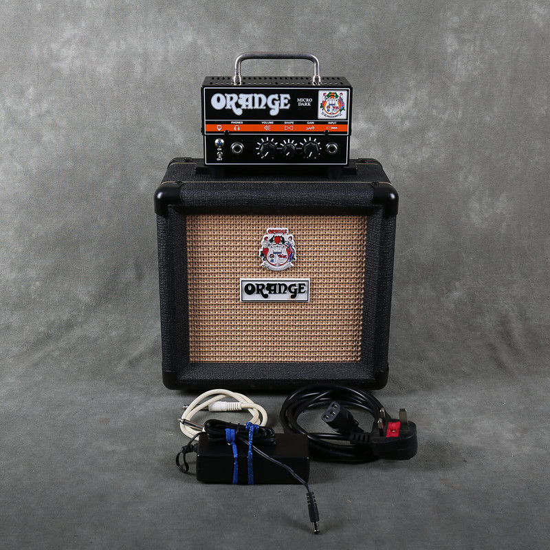 Orange Micro Dark & Matching 1x8 Cabinet & PSU - 2nd Hand