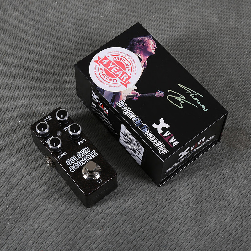 Xvive T1 Golden Brownie FX Pedal w/Box - 2nd Hand Xvive T1 Golden Brownie FX Pedal w/Box - 2nd Hand