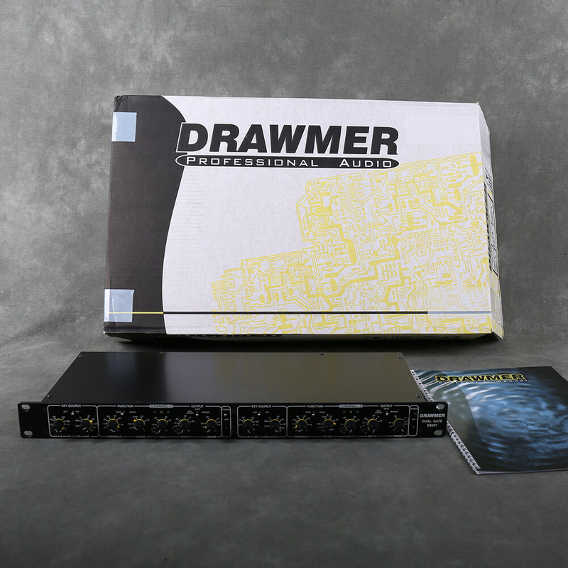 Drawmer DS201 Dual Noise Gate w/Box & PSU - 2nd Hand