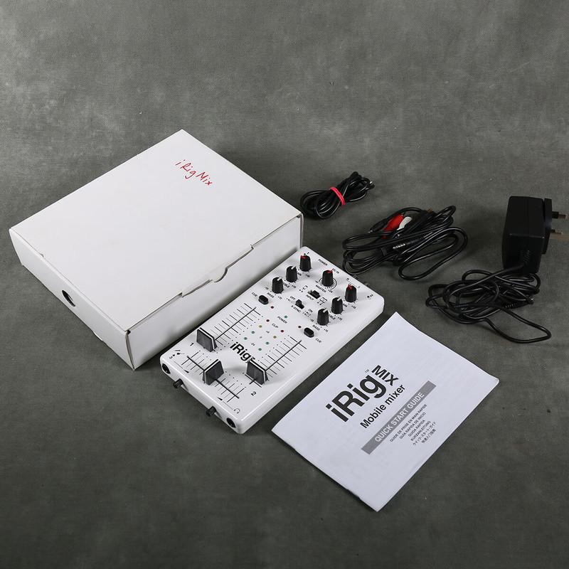IK Multimedia IRig Mix Portable DJ Mixer w/Box & PSU - 2nd Hand