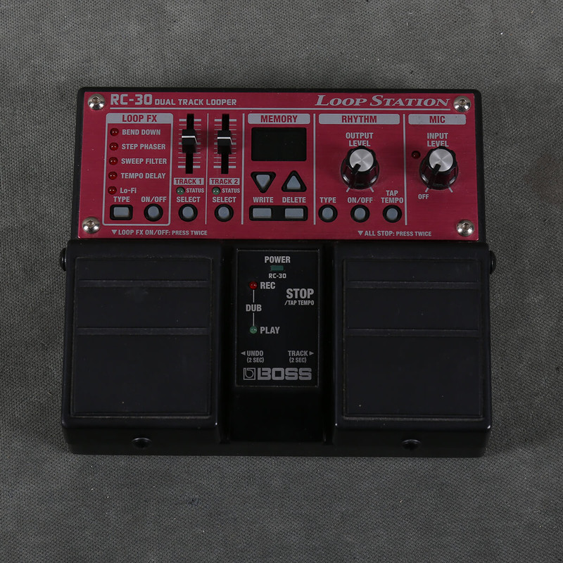 Boss RC-30 Loop Station Dual Track Looper FX Pedal - 2nd Hand Boss RC-30 Loop Station Dual Track Looper FX Pedal - 2nd Hand