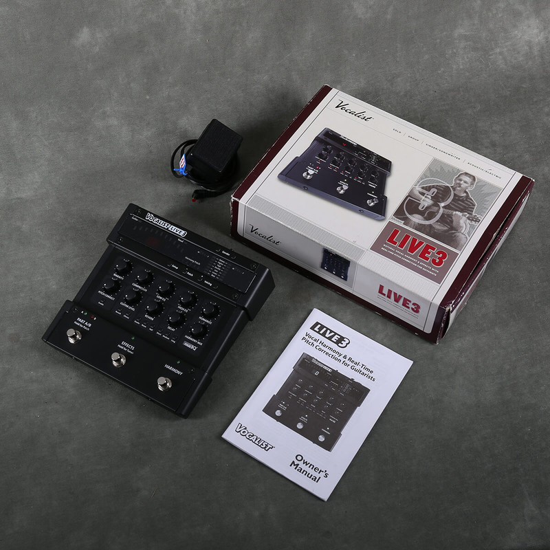 DigiTech Vocalist Voicelive 3 Vocal FX Processor w/Box & PSU - 2nd Hand