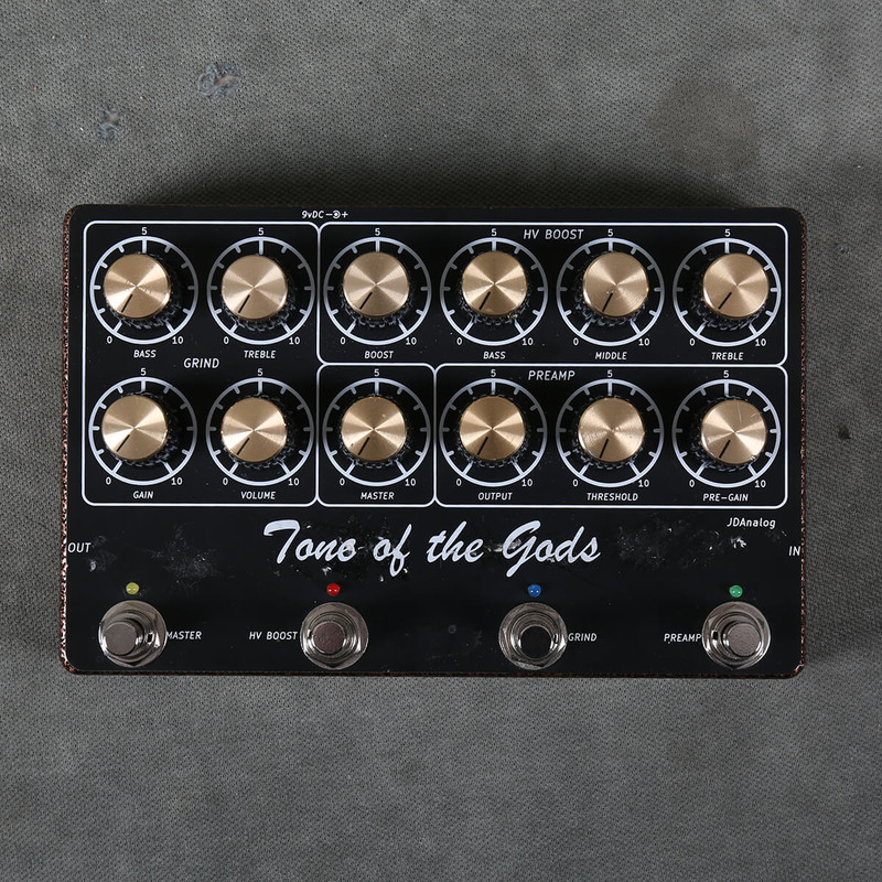 JD Analogue Tone Of The Gods Preamp/Overdrive/Boost FX Pedal - 2nd Hand