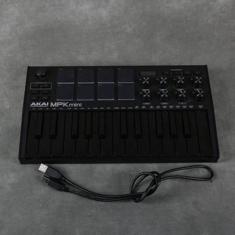 Akai MPK Mini Keyboard - Black - 2nd Hand