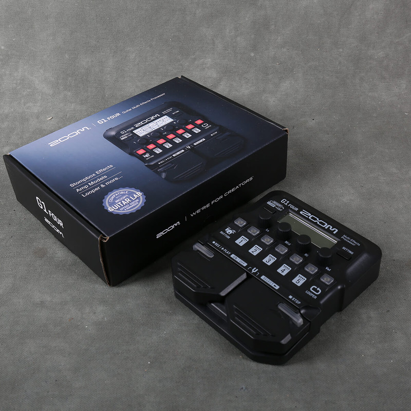 Zoom G1 Four Multi FX Pedal w/Box - 2nd Hand