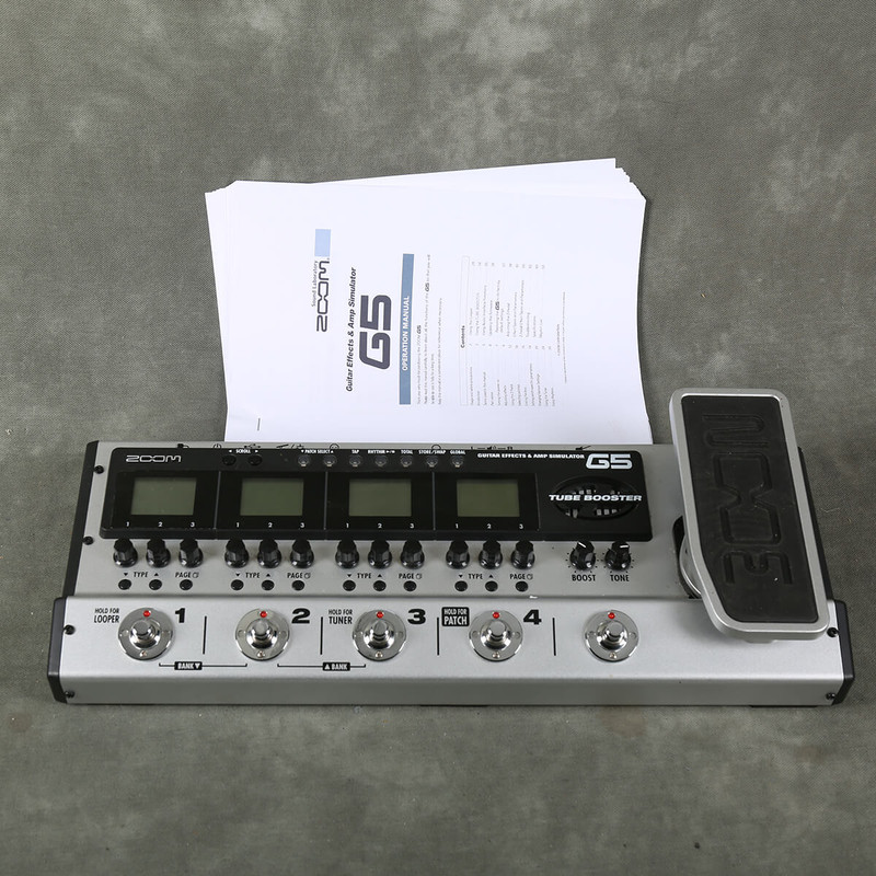 Zoom G5 Multi FX Pedal - 2nd Hand