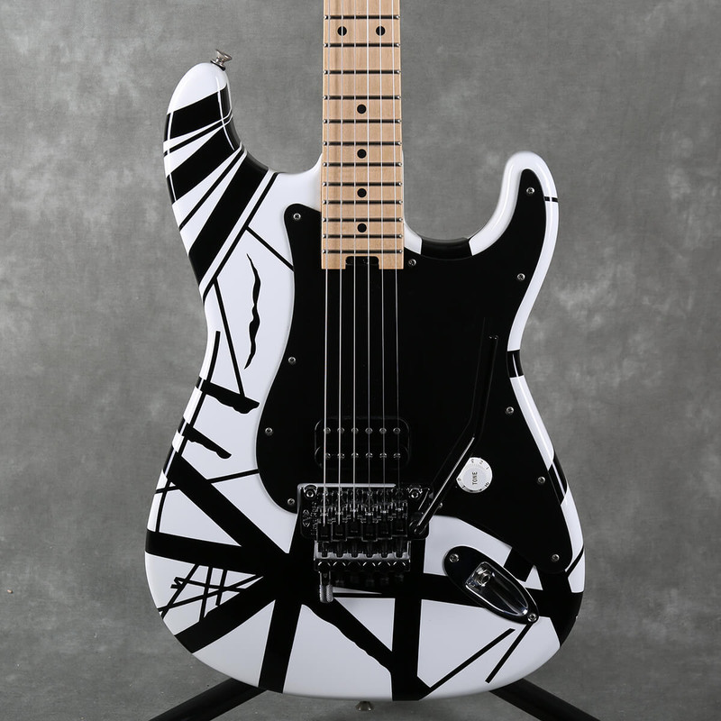 EVH Striped Series Electric Guitar - Black / White - 2nd Hand