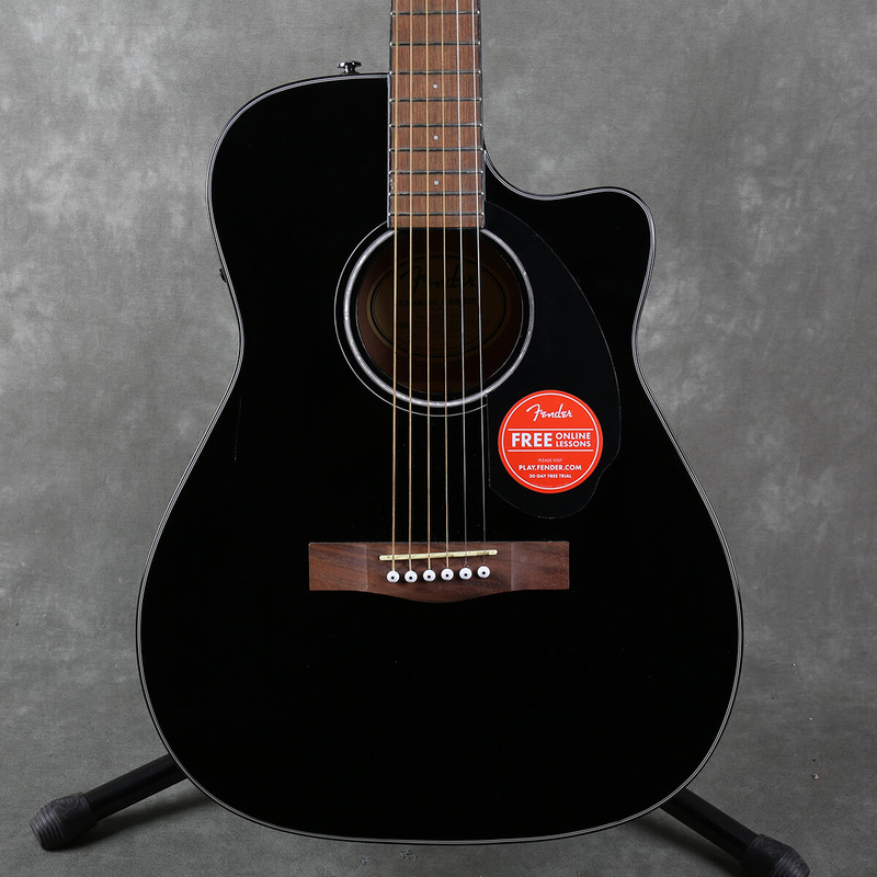 Fender CC-60SCE Electro-Acoustic Guitar - Black - Ex Demo