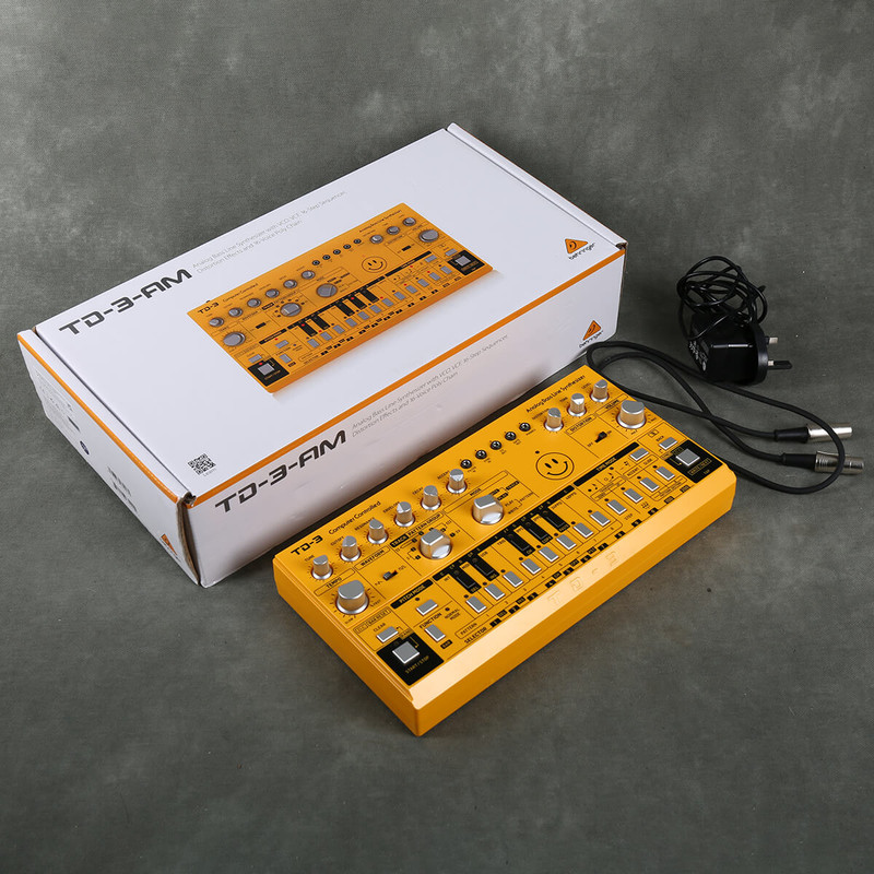 Behringer TD-3 AM Synthesizer w/Box & PSU - 2nd Hand Behringer TD-3 AM Synthesizer w/Box & PSU - 2nd Hand